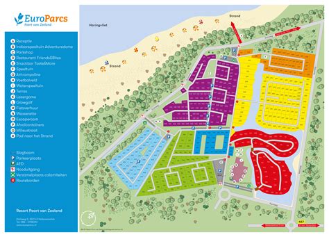 Plattegrond EuroParcs Poort van Zeeland (Europarcs) .